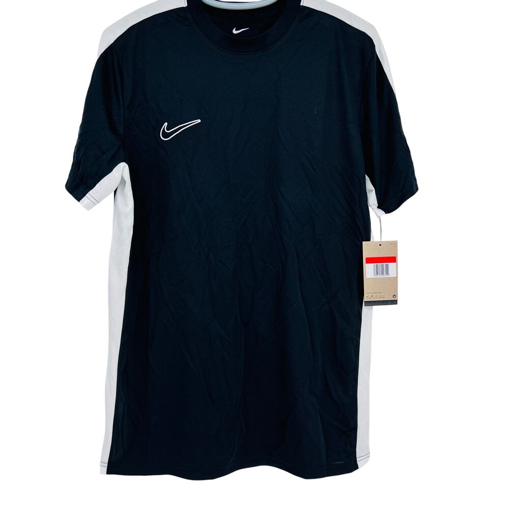 Nike Dri-FIT‎ Shirt Men's Large Black Short Sleeve Soccer Top College DR1336